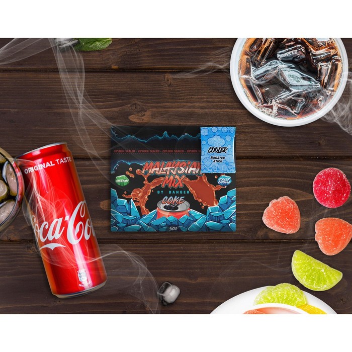 бестабачная смесь blaze лесные ягоды с мятой 50 г Бестабачная смесь Malaysian Mix Кола, 50 г