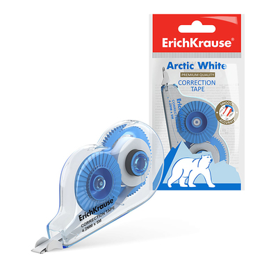 Корректирующая лента ErichKrause Techno White Mini, 4-2 мм х 5 метров, в пакетике