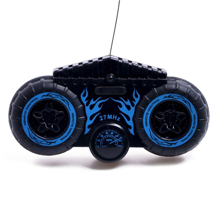 Машина радиоуправляемая "Гонщик", работает от батареек, цвета МИКС