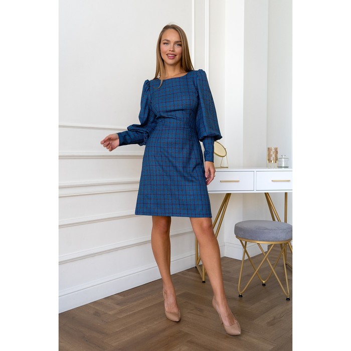 фото Платье женское, размер 42, цвет синий,чёрный 5476 open-style