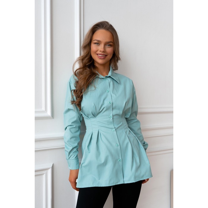 фото Рубашка женская, размер 42, цвет мятный 5616 open-style