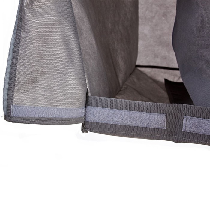 фото Чехол для одежды на молнии polini home, 60х30х120 см, цвет серый