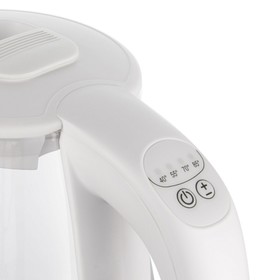 

Чайник электрический REDMOND SkyKettle RK-G211S, стекло, 1.7 л, 2200 Вт, белый