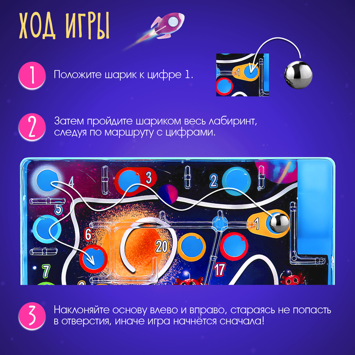 Настольная игра «Улётный космос»