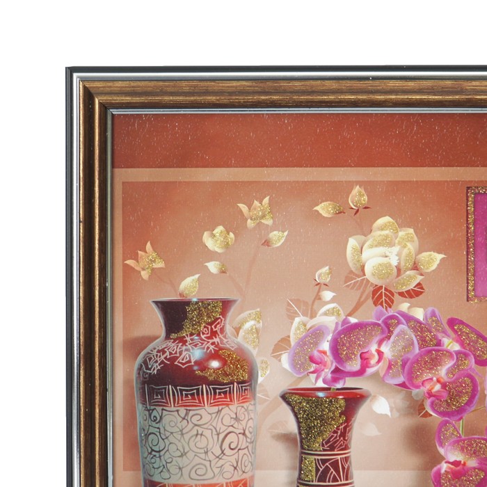 Картина "Орхидеи в вазах"