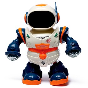 

Робот «Глазастик», световые и звуковые эффекты, работает от батареек, МИКС, уценка