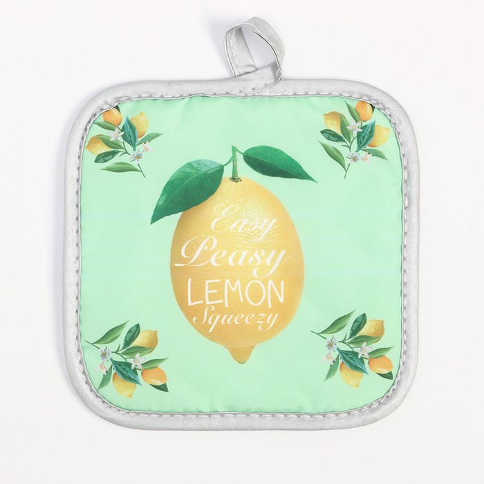 

Прихватка Доляна "Lemon" 17*17 см 100% п/э