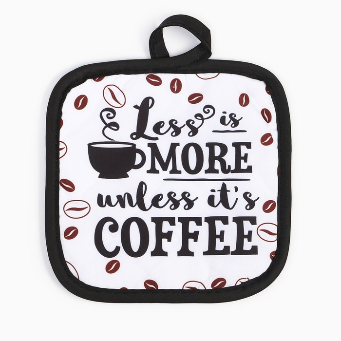 

Прихватка Доляна "Coffee" 17*17 см 100% п/э