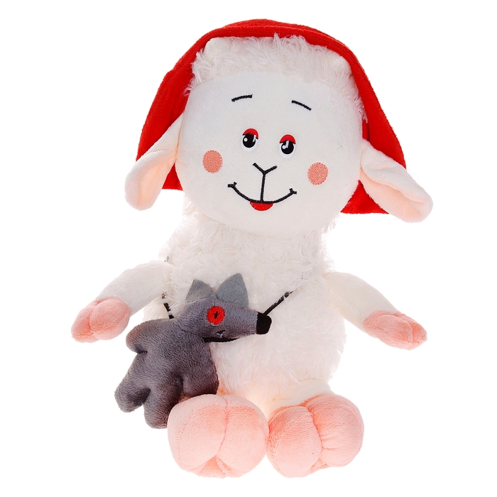 Мягкая игрушка "Овечка-Красная шапочка"