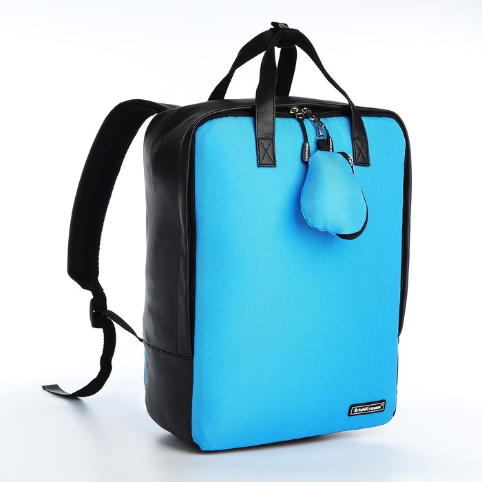 Рюкзак - сумка, кошелёк Erich Krause из текстиля, искусственной кожи, цвет голубой