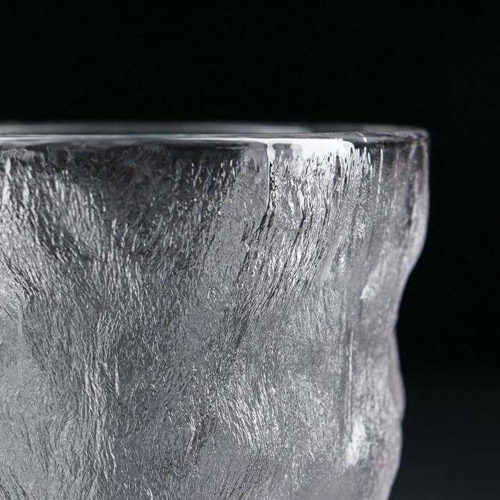 фото Стакан стеклянный доляна «айс», 300 мл, 9×9,2 см