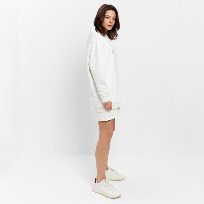 фото Худи женское minaku цвет экрю, размер 50-52