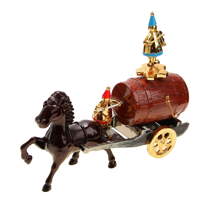 Сувенир музыкальный механический "Человечки на коне"