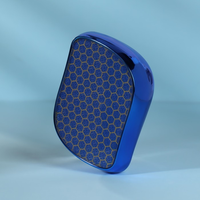Стеклянная нано-тёрка для ног, 9 × 6,5 × 3 см, цвет синий