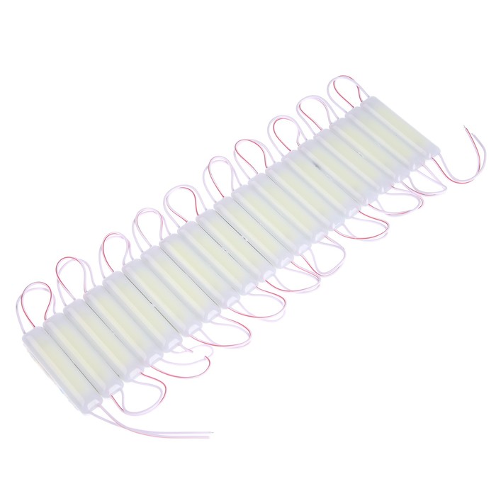 фото Светодиодный модуль smd5730, 2,4 вт, cob, 220 lm, ip65, 6500k, 12 v белый, набор 20 шт.