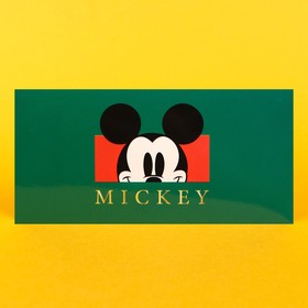 Открытка-конверт для денег, 'Mickey', Микки Маус, 17х8,5 см Ош
