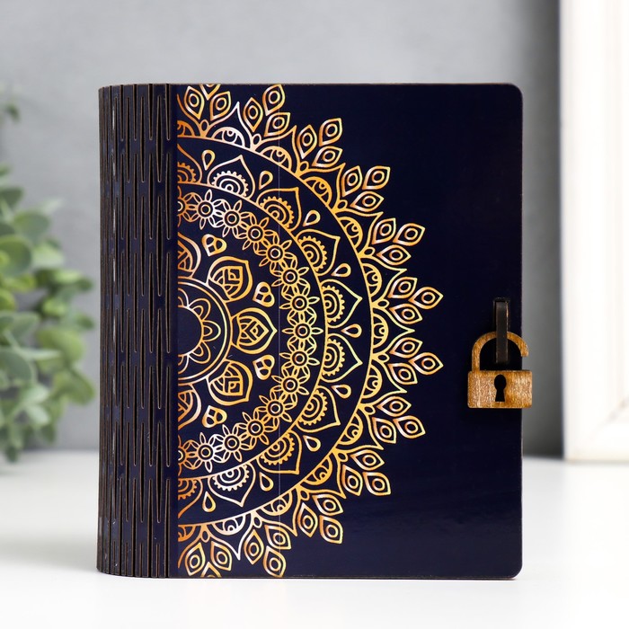 

Шкатулка-книга "Мандала" 14х12х5 см