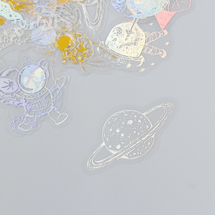 Набор наклеек "Космический вайб" 40 шт 8х12 см 9294171