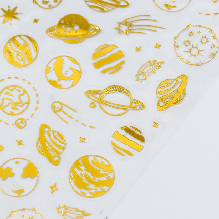 Наклейки "Планеты" 10х23 см 9294222