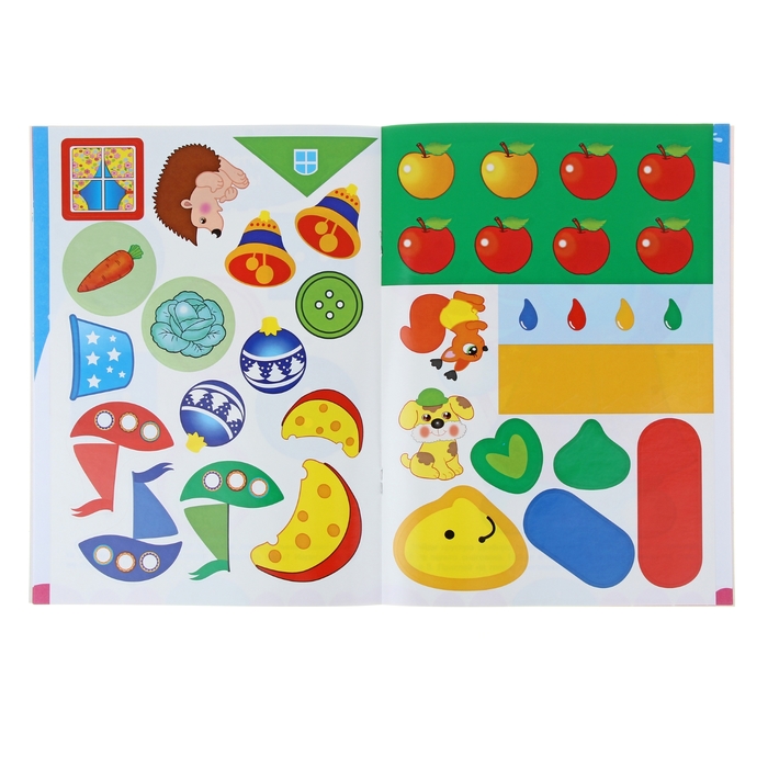 Уроки для малышей с наклейками 2+. Развиваем мышление