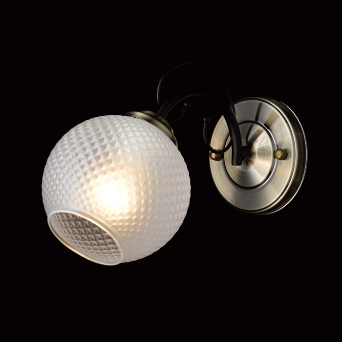 

Бра «Альфа», размер 12x26x17 см, 60Вт 1xE27 IP 20