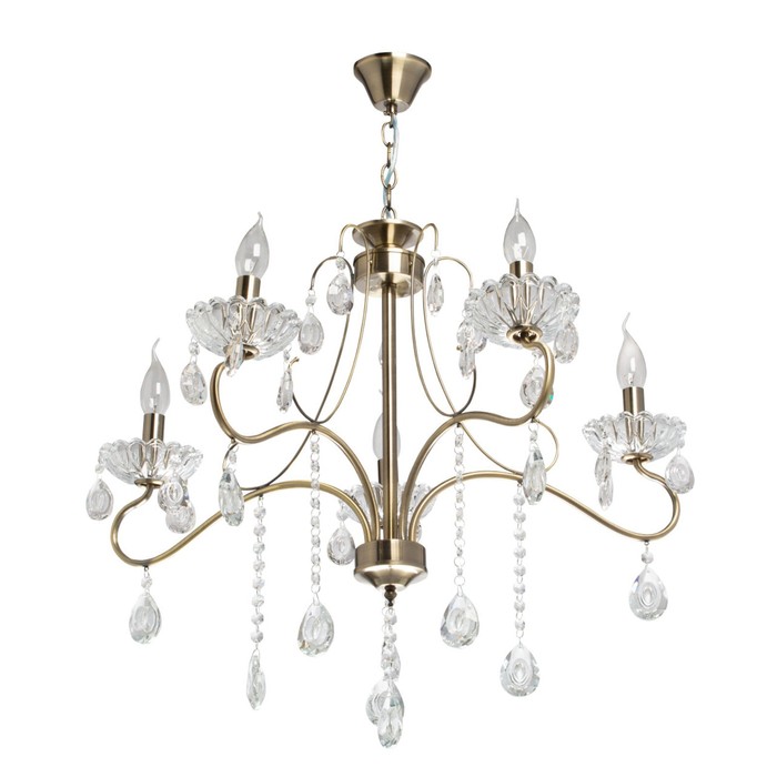 

Люстра «Свеча», размер 75x86x75 см, 300Вт 5xE14 IP 20