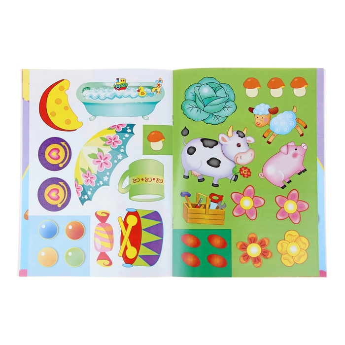 Уроки для малышей с наклейками 2+. Развитие речи