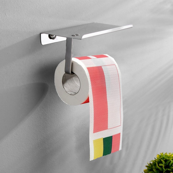 Сувенирная туалетная бумага Флаг Польша, Латвия Литва, 9,5х10х9,5 см