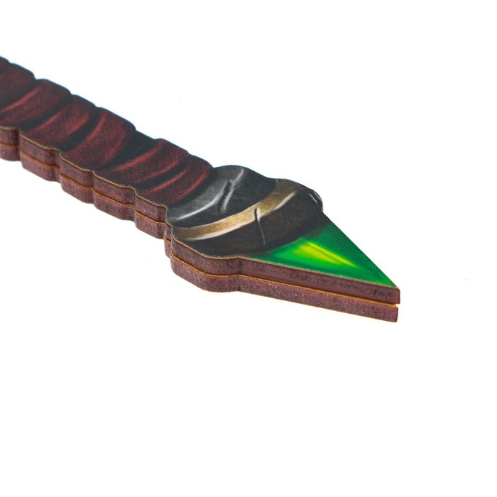 Сувенирное оружие топор орка «Зеленый», длина 25 см