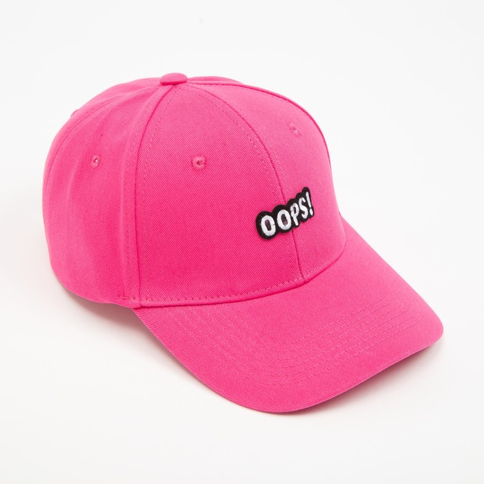 Бейсболка для девочки, цвет ярко-розовый, размер 56-58 шапка для девочки цвет ярко розовый размер 52 56