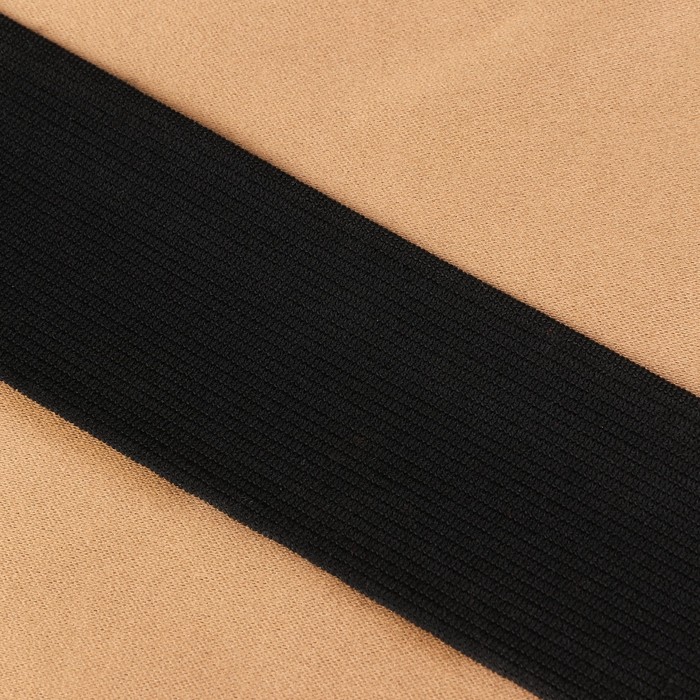 Резинка бельевая, 45 мм, 25 м, цвет чёрный