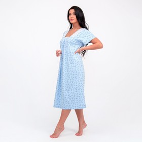 

Ночная сорочка женская, цвет голубой, размер 58