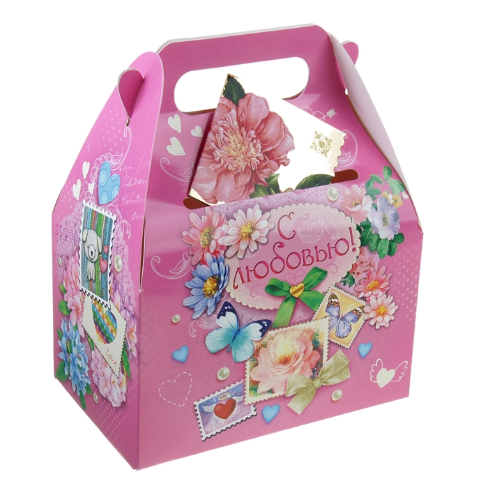 Коробка для валентинок "С Любовью!"