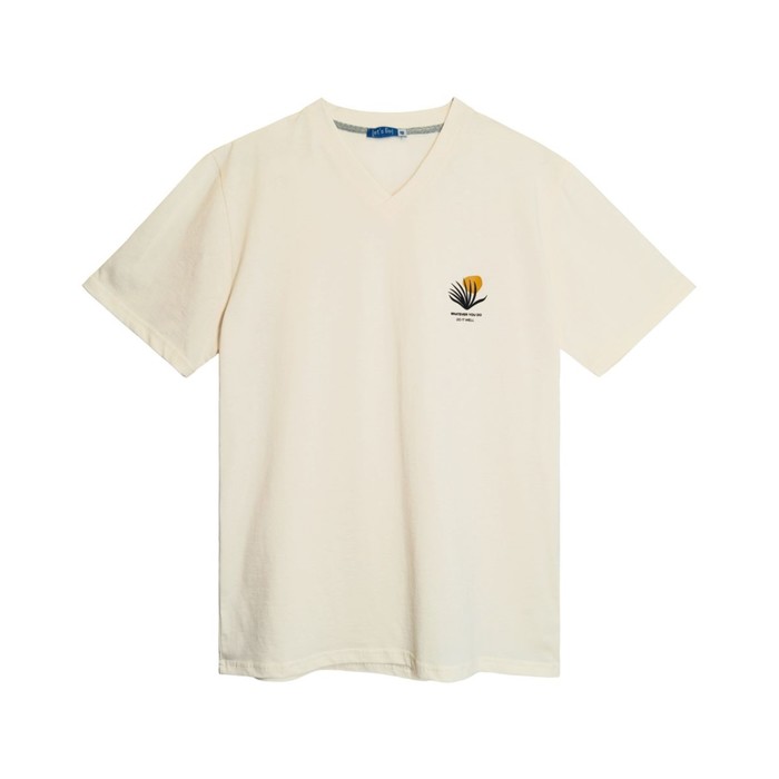 

Футболка мужская, размер 56, цвет молоко