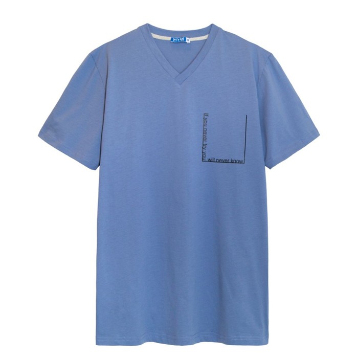 

Футболка мужская, размер 48, цвет туман