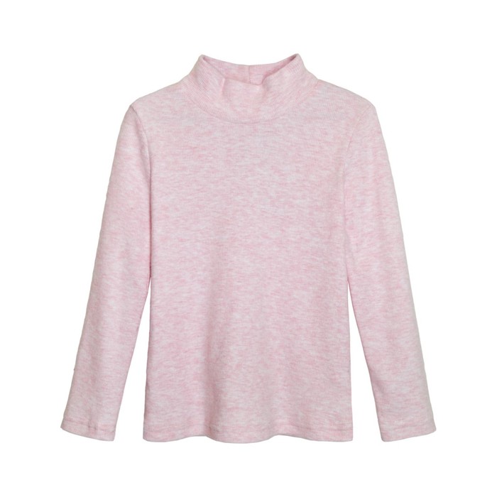 

Водолазка детская, рост 98 см, цвет розовый меланж