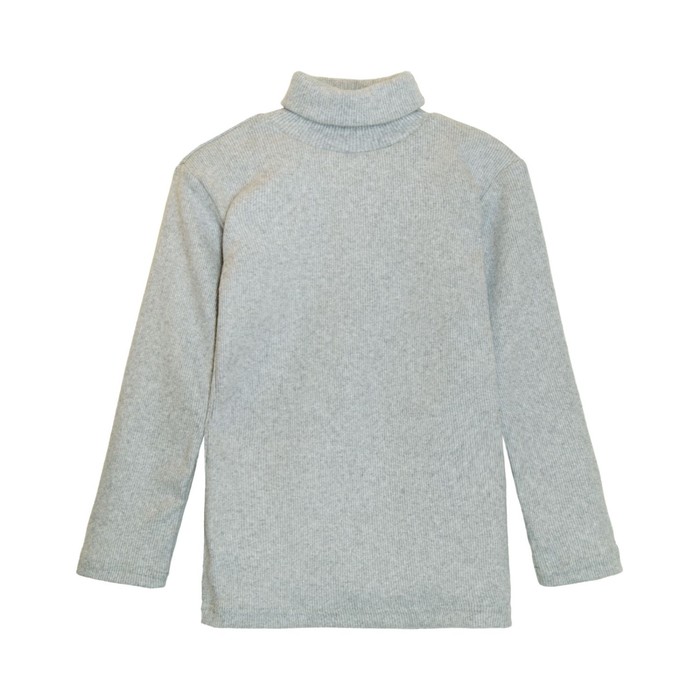 Водолазка детская, рост 134 см, цвет серый меланж