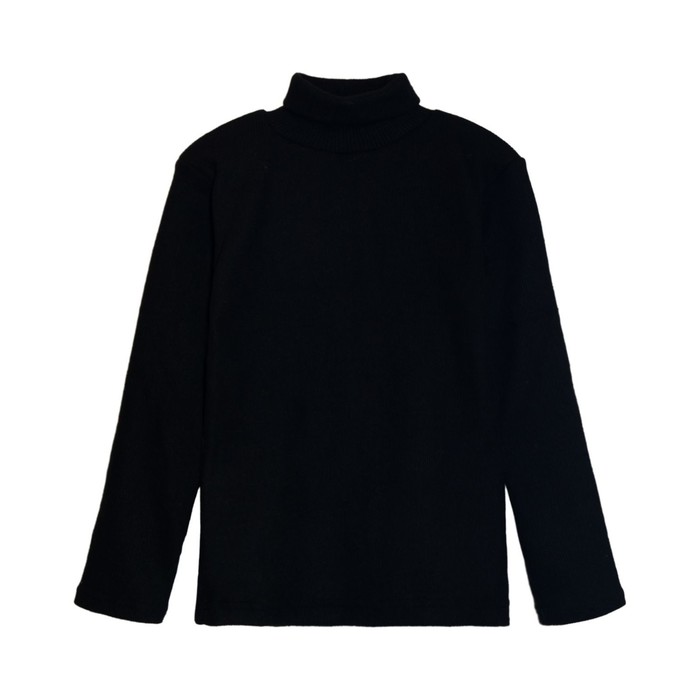 Водолазка детская, рост 140 см, цвет чёрный