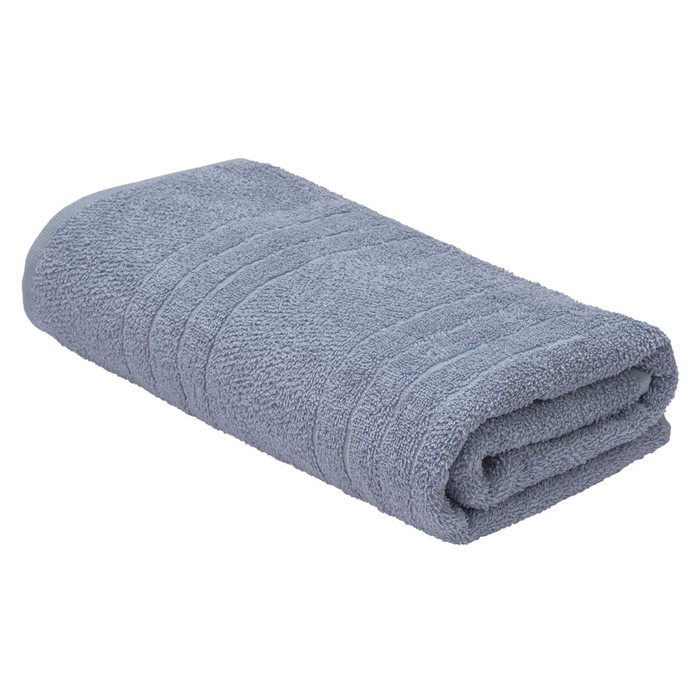Махровое полотенце, размер 70х130 см, цвет серый