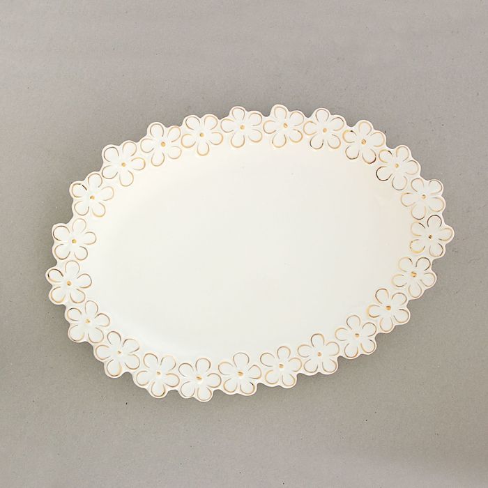 Блюдо с цветами