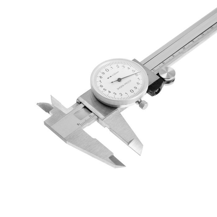 Штангенциркуль стрелочный ТУНДРА, металлический, с глубиномером, 150 мм