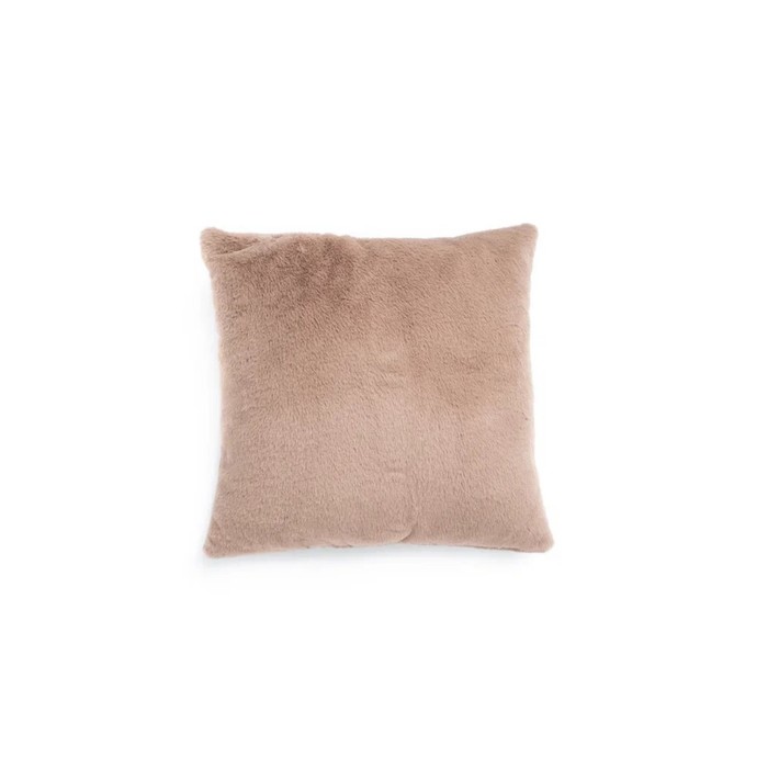 Меховая подушка для «Мишки Паши», 45х45 см, цвет шоколад