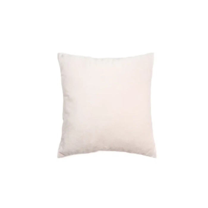 цена Фирменная подушка, 40х40 см, цвет белый велюр