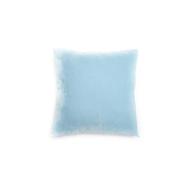 цена Фирменная подушка, 40х40 см, цвет светло-голубой
