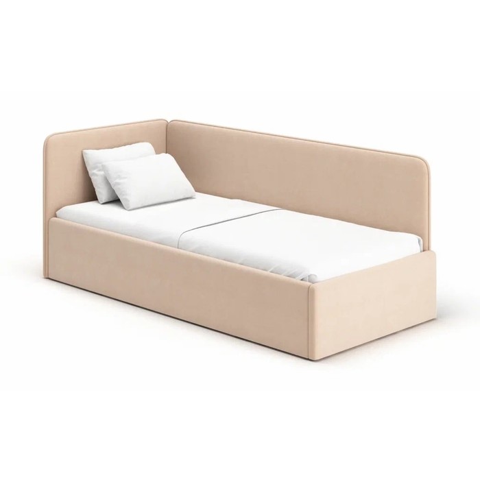 кровать диван leonardo 200х90 см большая боковина цвет латте Кровать-диван Leonardo, 160х70 см, цвет латте