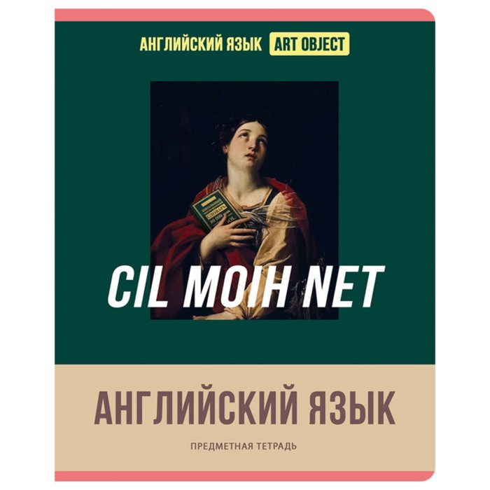 Тетрадь предметная Art object 48 листов в клетку Английский язык обложка мелованный картон блок офсет 60 гм2 белизна 90-92 39₽