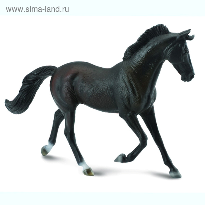 Фигурка Чистокровная кобыла черная 88478b красавица лошадь английская чистокровная кобыла