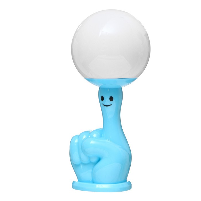 Настольная лампа "Жонглер" LED 3Вт 3000К голубой 7,5х7,5х26 см