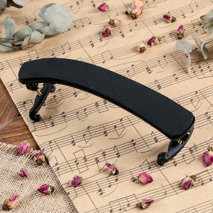 Мостик для скрипки Music Life размер 4/4-3/4 высококачественный плечевой упор для скрипки 3 4 4 4 регулируемый черный мягкий плечевой упор подставка детали для скрипки