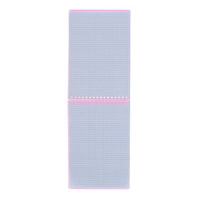 Блокнот А5, 80 листов на гребне DIAMOND НЕОН, пластиковая обложка, розовый от Сима-ленд